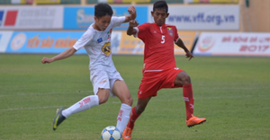 U19 HAGL Arsenal JMG thua đậm U19 Myanmar, tan mộng chung kết