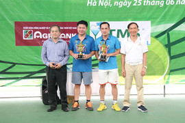 Thanh tra Chính phủ vô địch giải tennis khối thanh tra các Bộ khối kinh tế ngành năm 2017