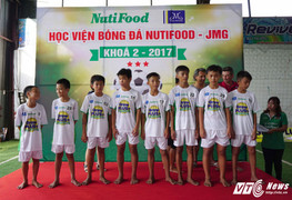 Em trai cầu thủ HAGL trúng huyển học viện Nutifood-JMG khóa II