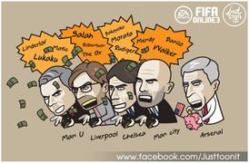 Toàn cảnh kỳ chuyển nhượng hè 2017 qua tranh vẽ