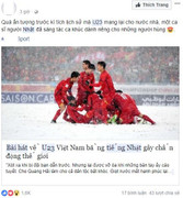 'Không có chuyện ca sĩ Nhật Bản hát tặng đội U23 Việt Nam'