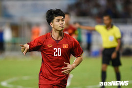 Công Phượng rực sáng, U23 Việt Nam đánh bại U23 Palestine