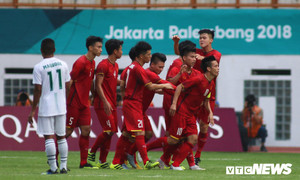 Trực tiếp Olympic Việt Nam vs Olympic Pakistan, bảng D ASIAD 2018