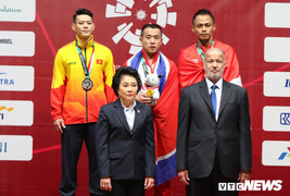 Cử tạ ASIAD: Thạch Kim Tuấn giành HCB, Trần Lê Quốc Toàn vuột HCĐ tiếc nuối