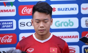 Tân binh tuyển Việt Nam tự tin thay thế Đình Trọng