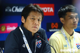 HLV Nishino: Áp lực sẽ trở thành động lực để đánh bại tuyển Việt Nam
