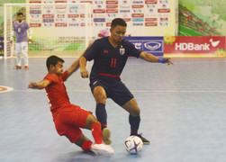 Tuyển Futsal Thái Lan toàn thắng vòng bảng AFF HDBank Futsal Championship 2019
