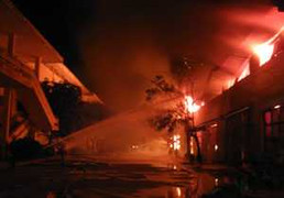 Hỏa hoạn tại khu công nghiệp, thiệt hại hàng tỷ đồng