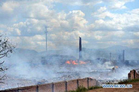 Trung Quốc: Nổ nhà máy sản xuất pháo, 13 người tử nạn