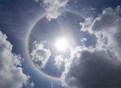 'Quầng mặt trời' ở Lào Cai