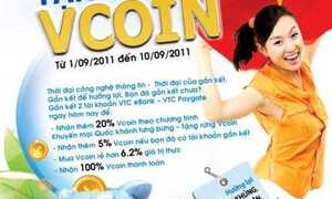 VTC eBank tặng game thủ 20% Vcoin nhân dịp Quốc khánh