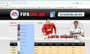 FIFA Online 2 ra mắt trang dữ liệu cầu thủ