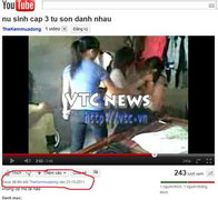 Xác nhận về clip nữ sinh Bắc Giang đánh, lột áo bạn