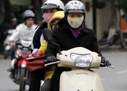 Không khí lạnh lan rộng từ Bắc Bộ đến Trung Bộ