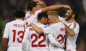 Cao trào kịch tính, Milan hạ gục AS Roma