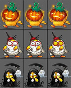 Gà Gunny 'rộn ràng' hóa trang mùa Halloween