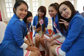 Những hình ảnh đầu tiên của Miss Teen tại Hạ Long