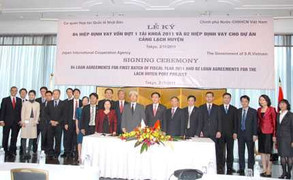 Ký hiệp định vay vốn JICA trị giá 1,16 tỉ USD