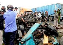 Khởi tố, bắt tạm giam tài xế vụ 10 người chết cháy