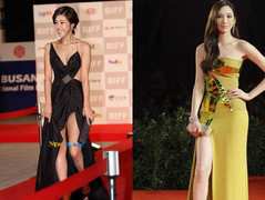 Dàn sao diện váy xẻ sâu hết cỡ khoe đùi thon