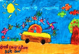 “Ô tô chạy bằng sức gió” độc đáo của học sinh lớp 1