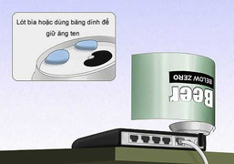 Tuyệt chiêu tăng sóng wifi bằng vỏ lon bia