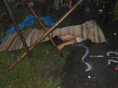 Chết thảm vì phải né công trình thi công