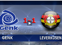 Genk 1-1 Leverkusen: Mất ngôi đầu bảng