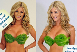 Mát mắt ngắm bikini làm từ... rau bắp cải