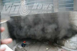 Khám nghiệm hiện trường vụ cháy tòa nhà EVN