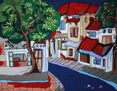 Đánh thức tranh thêu len cùng Nguyễn Hồng Vân