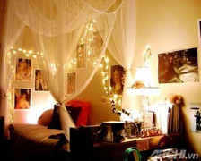 Phòng ngủ đẹp lung linh đón Giáng sinh về