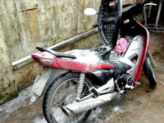 Xe Honda tiếp tục bốc cháy ở Đà Nẵng