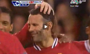 Ryan Giggs tạo lập cách biệt 3 bàn cho MU