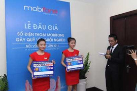 Mobifone đấu giá sim đẹp vì người nghèo