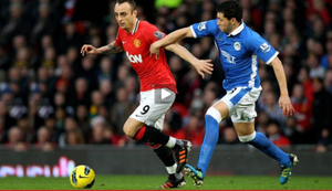 Berbatov nhân đôi cách biệt cho 'Quỷ đỏ'