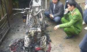 Xe Airblade bốc cháy, gây thiệt hại 250 triệu đồng