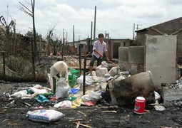 Sóc Trăng: Hỏa hoạn thiêu rụi chợ Mỹ Qưới