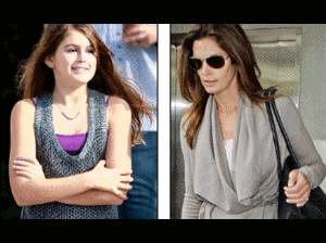 Con gái xinh đẹp của Cindy Crawford sớm theo nghiệp mẫu