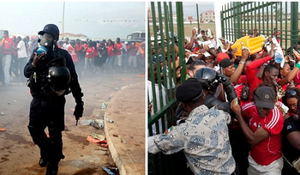 Khai mạc CAN Cup 2012: Suýt 'vỡ' sân vì bạo loạn