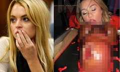 Lindsay Lohan bị kiện, Miley Cyrus liếm bánh nhạy cảm