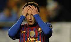 Hậu vệ đá tiền đạo, Barca hòa bạc nhược Villareal
