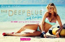 Kate Upton khoe tấm thân tuyệt đẹp bên bờ biển