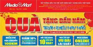 Quà tặng đầu năm, trăm điều may mắn đợt 2