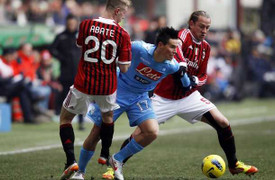 Video Milan và Napoli bất phân thắng bại