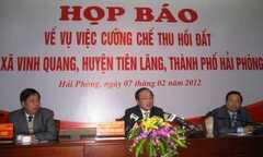 Hải Phòng nhận trách nhiệm trước Bộ Chính trị