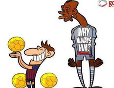 Balotelli: 'Tại sao cứ luôn là Messi?'