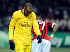 Milan 4-0 Arsenal: Ác mộng ngày chia tay Henry