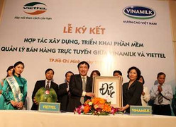 Vinamilk hợp tác Viettel xây dựng phần mềm quản lý