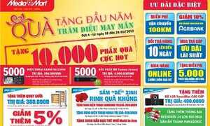 Media Mart tri ân khách 'Quà tặng đầu năm' đợt cuối
